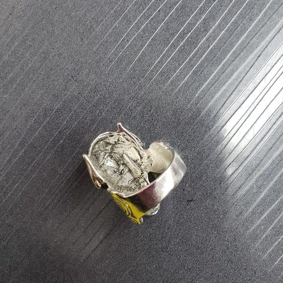 1/$10, 2/$15 -  Men's size 10 Silver-tone Skull Ring Fashion Jewelry - Picture 3 of 5